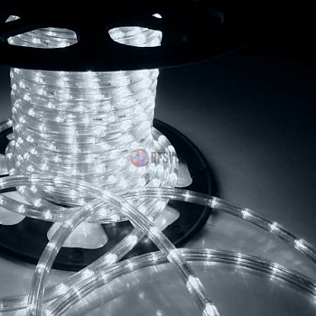 Дюралайт светодиодный двухжильный (фиксинг), 13 мм, белый