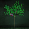 Световое дерево «Сакура», диаметр 2.0 м, высота 2.5 м, 1728 лепестков, зеленое