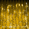 Светодиодный дождь (LED Плей Лайт), 2*3 м, желтый, мерцающий Светодиодный дождь (LED Плей Лайт), 2*3 м, желтый, мерцающий
