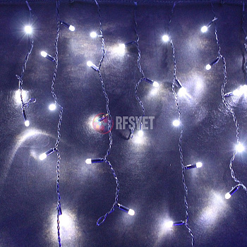 Светодиодная гирлянда-бахрома, 4*0.9м, белый