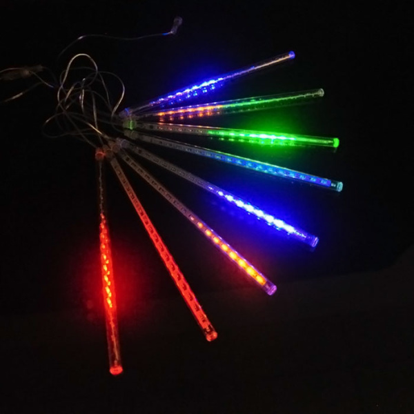 Гирлянда «Тающие сосульки», шлейф 3 м, 10*50 см, RGB