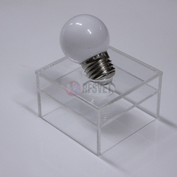 LED Лампа Е27, цвет: белый теплый, 5 диодов D45мм