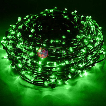 LED Клип Лайт, шаг 150мм, зеленый, с трансф.