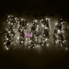 Гирлянда на деревья, 5 нитей по 20 м, с трансф, теплый белый, мерцающий