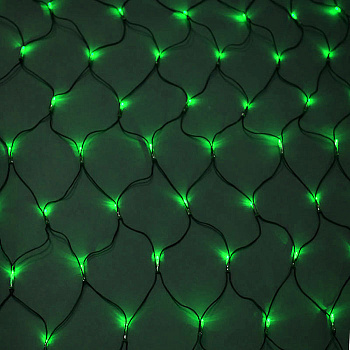 Гирлянда-сеть светодиодная (LED Нет Лайт), 2*3м, зеленая