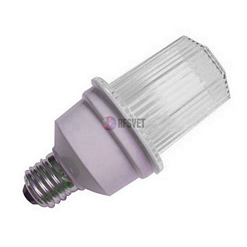 Строб лампа с цоколем Е27,  белая