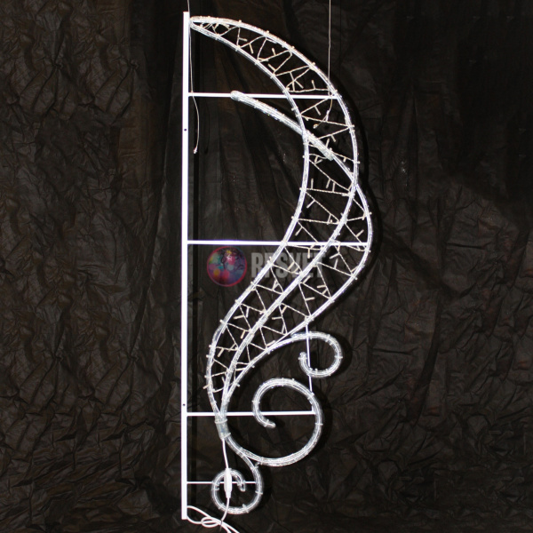 Светодиодная консоль "Волна" 150*55см